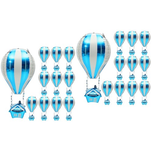 Palloncini mongolfiera blu - , in