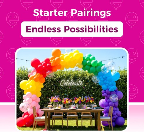 Palloncini lattice arcobaleno