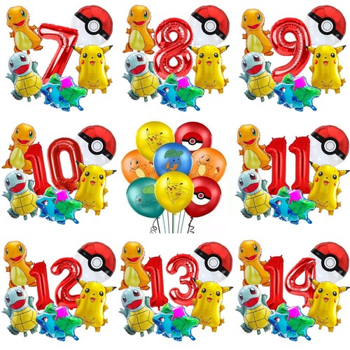 6pz palloncini pokémon - palloncini,