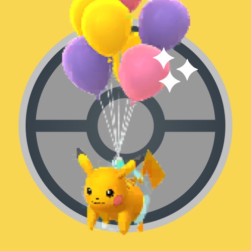Shiny pikachu flying - ✨shiny, (flying