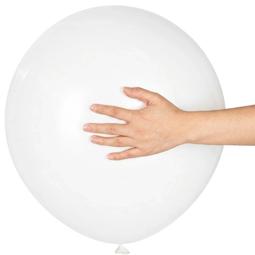 Palloncini bianchi pollici - bianchi,
