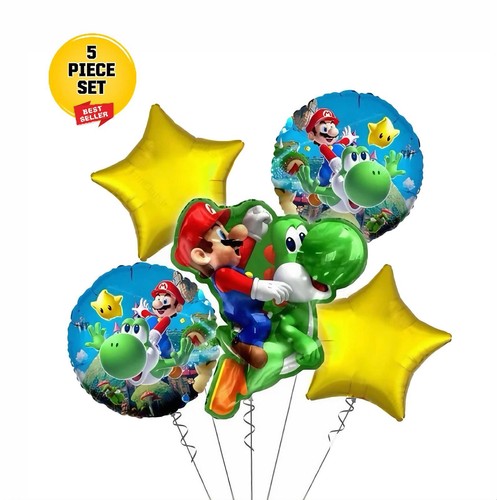 Mario set palloncini festa - set,