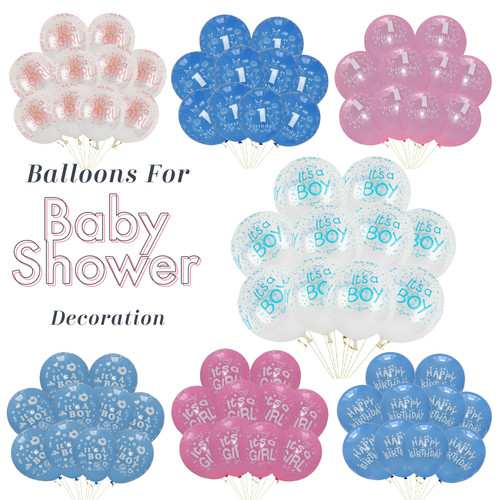 100x palloncini lattice baby - 100x,