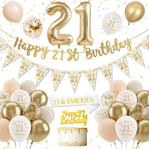 Decorazioni compleanno - compleanno, 21°
