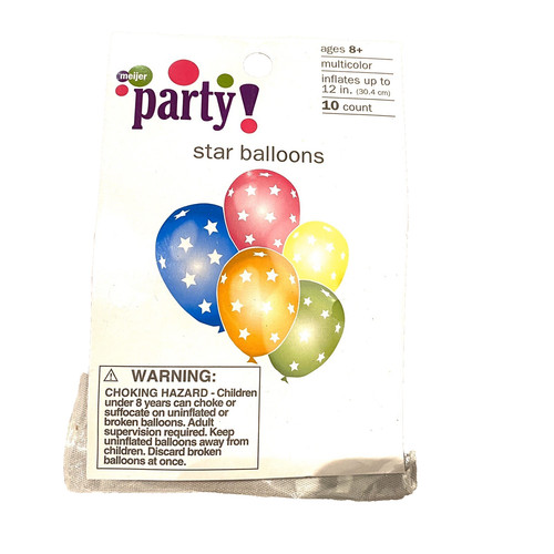 Palloncini stella festa - 10,
