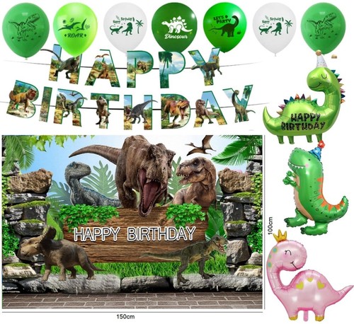 Banner dinosauro bunting carta