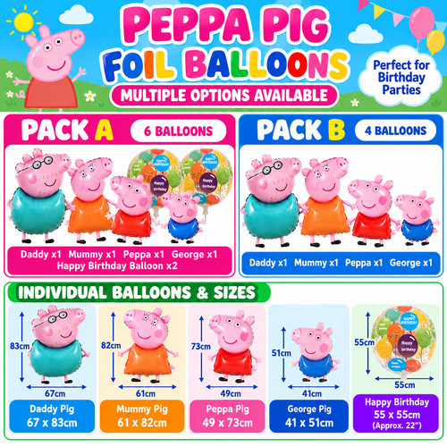 Palloncini lamina peppa pig - palloncini,
