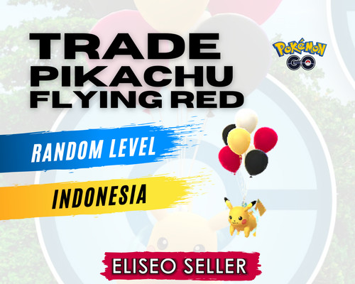 Pikachu rosso volante - rosso,