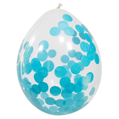Palloncini con confetti - , blu