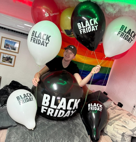 Palloncini black friday x - 10,