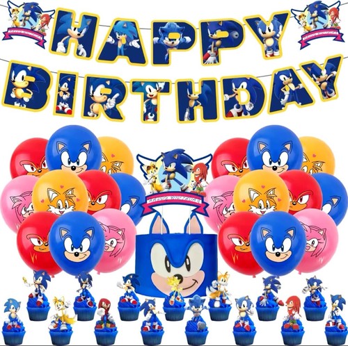 Sonic party set palloncini - set,